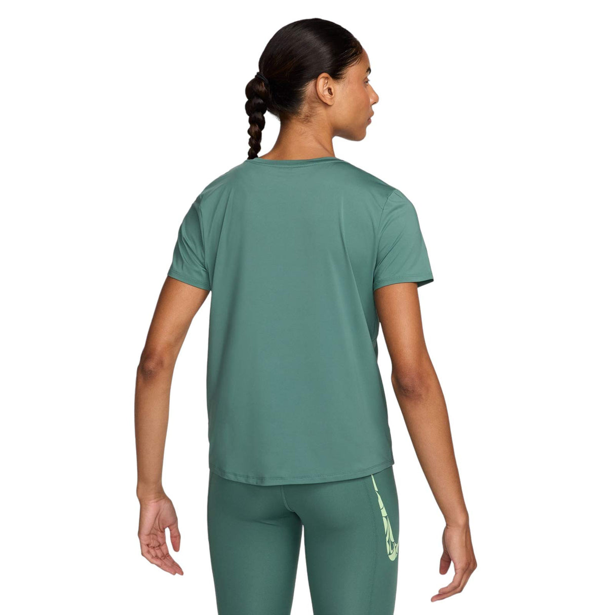 Nike One Wmns SWSH HBR DF SS Top Green