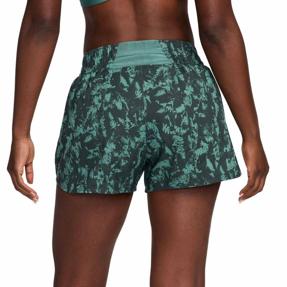 Nike One Wmns DF HR 3IN BR AOP Shorts Gn