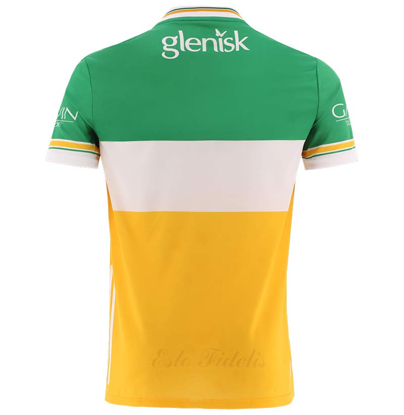 O'Neills Offaly 24 Home Plyr Fit Jsy Grn