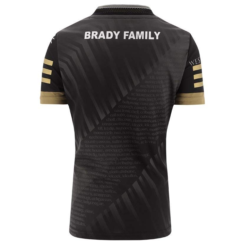 O'Neills Kildare 24 Alt Kids Jersy Black