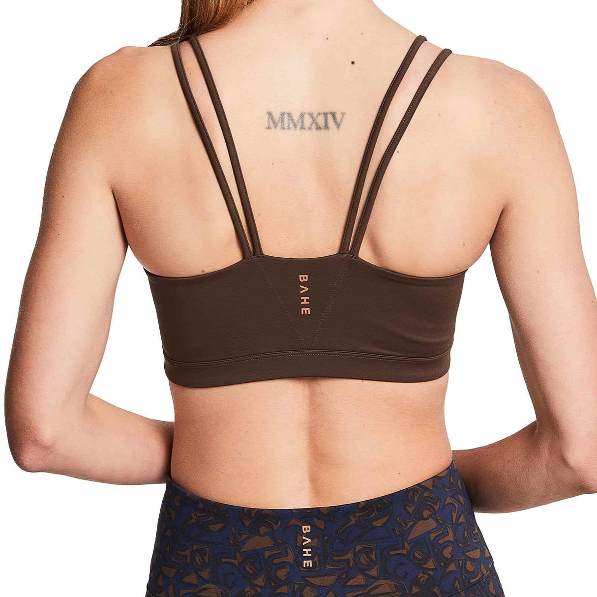 Bahe Dinamica Strappy Active Bra Brown