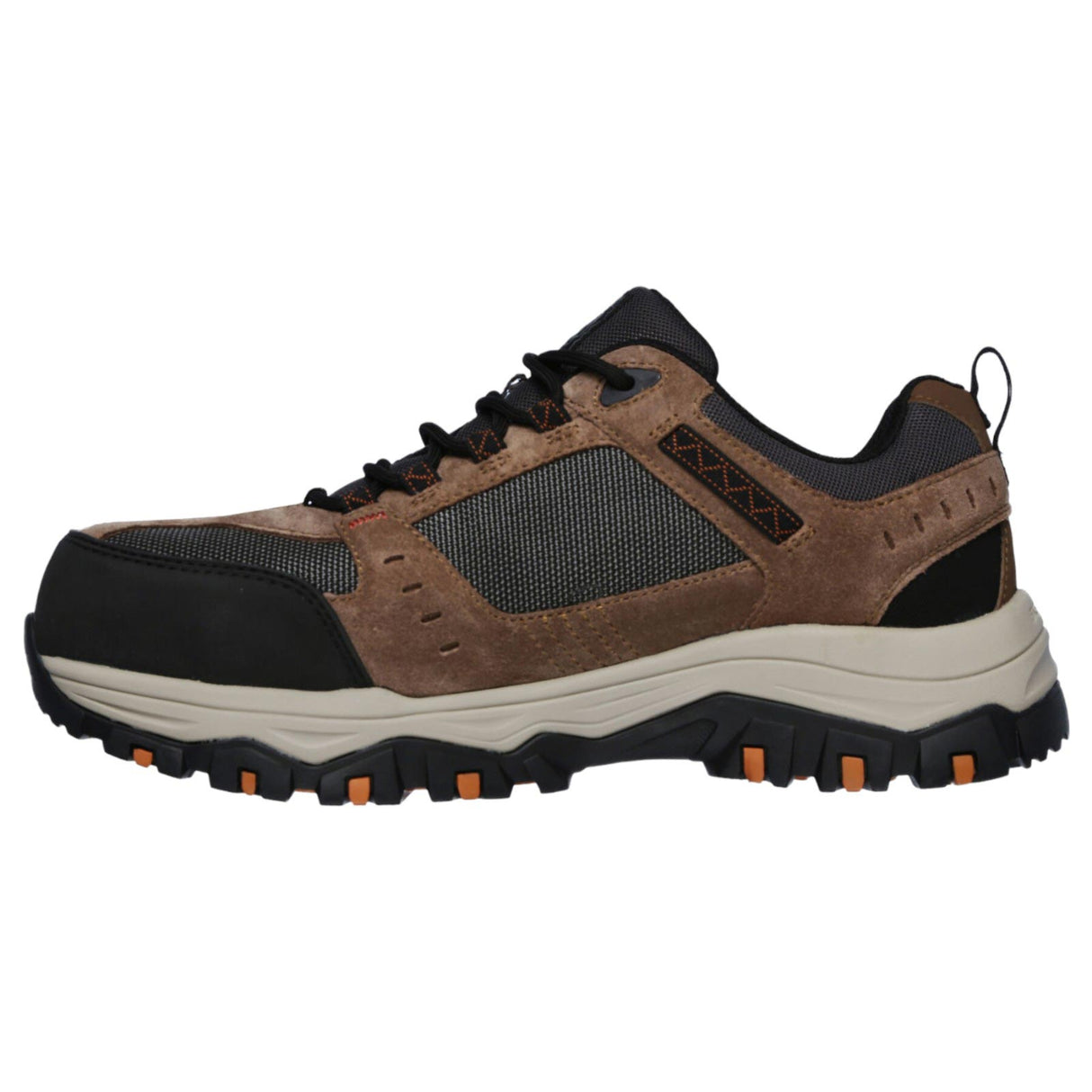Skechers Mens Work Greetah Comp Toe Brwn