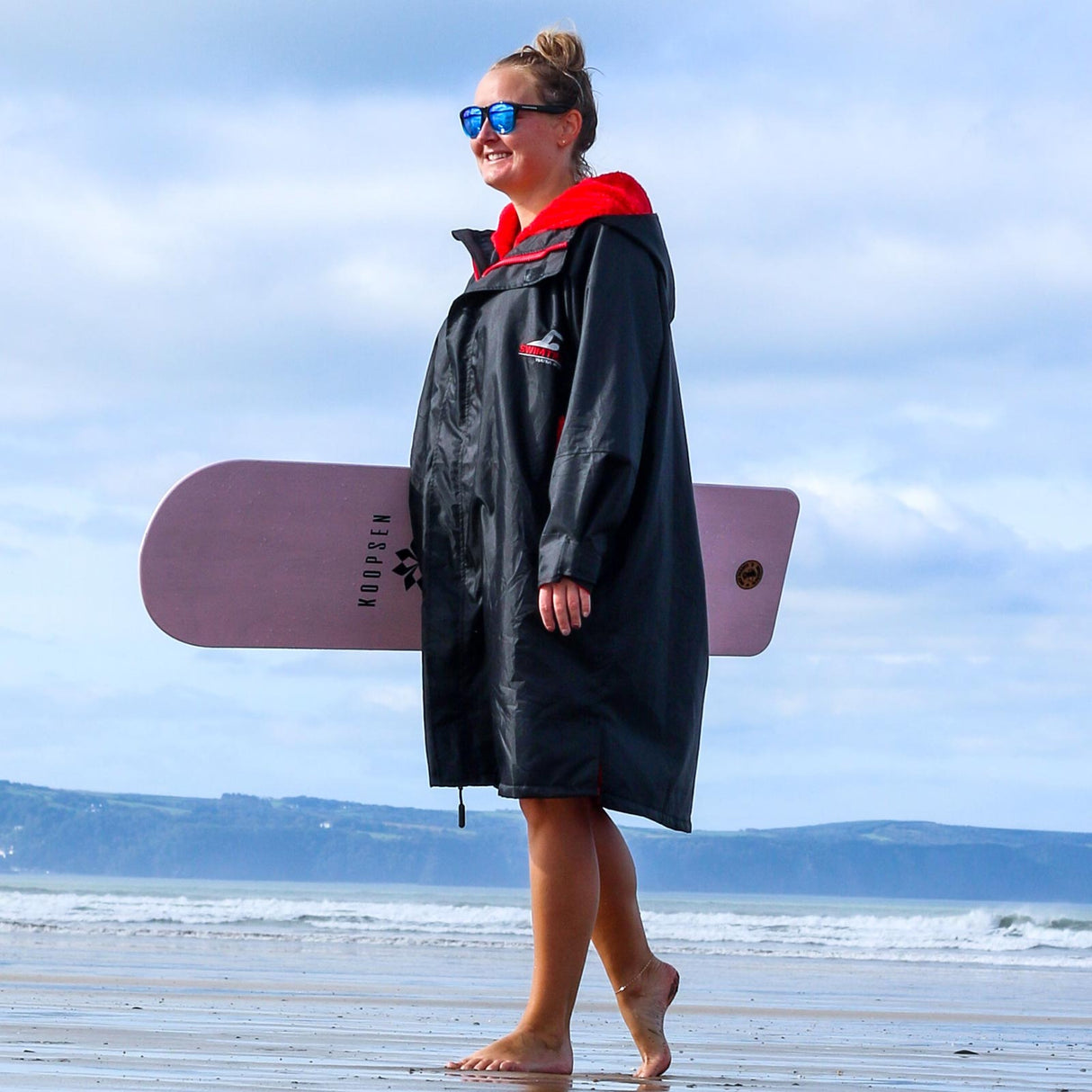 SwimTech Parka Robe Black