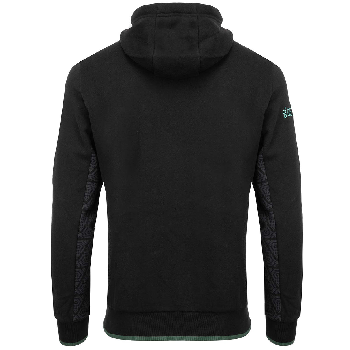 Macron Connacht 25 Travel Hoody Black