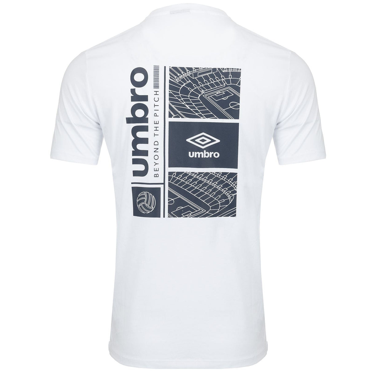 UMBRO STADIUM GRAPHIC TEE WHITE