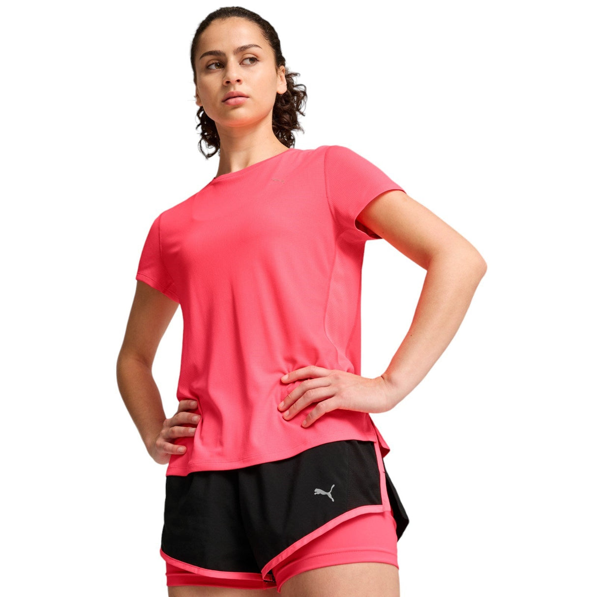 Puma Run Favrt Velocity Wmns Tee Purple