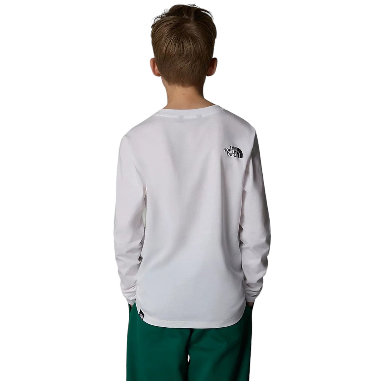 The Northface TEEN EASY LS TEE White