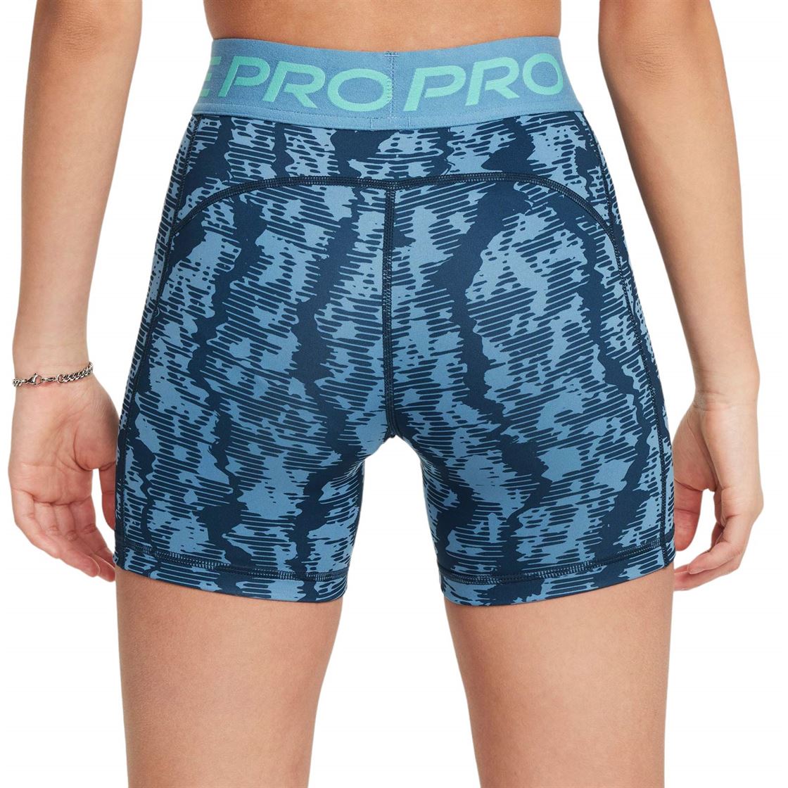 NIKE GIRLS DF 3IN SHORT SPORT AOP Navy