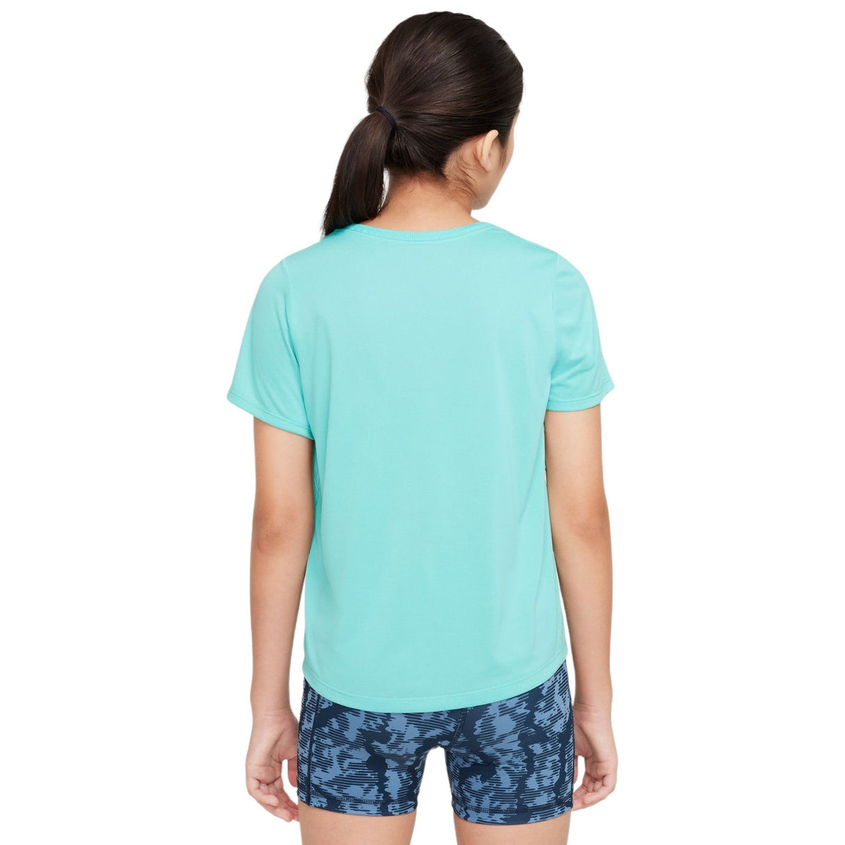 NIKE GIRLS DF ONE STD SS TOP HBR Green