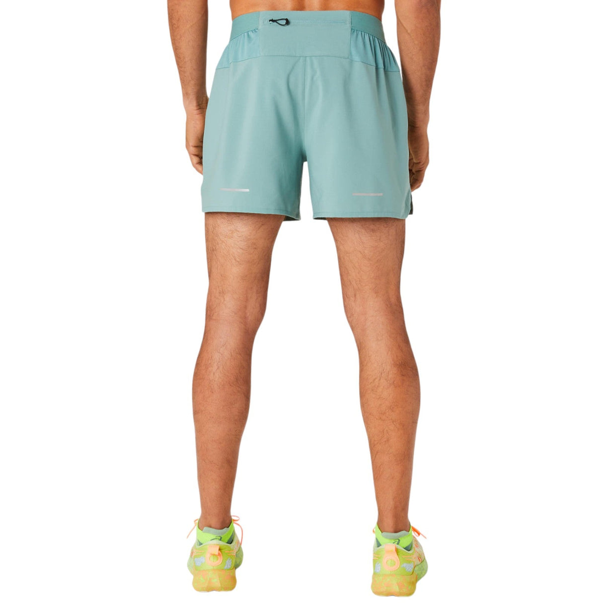 ASICS MENS ROAD 5IN SHORT GREEN