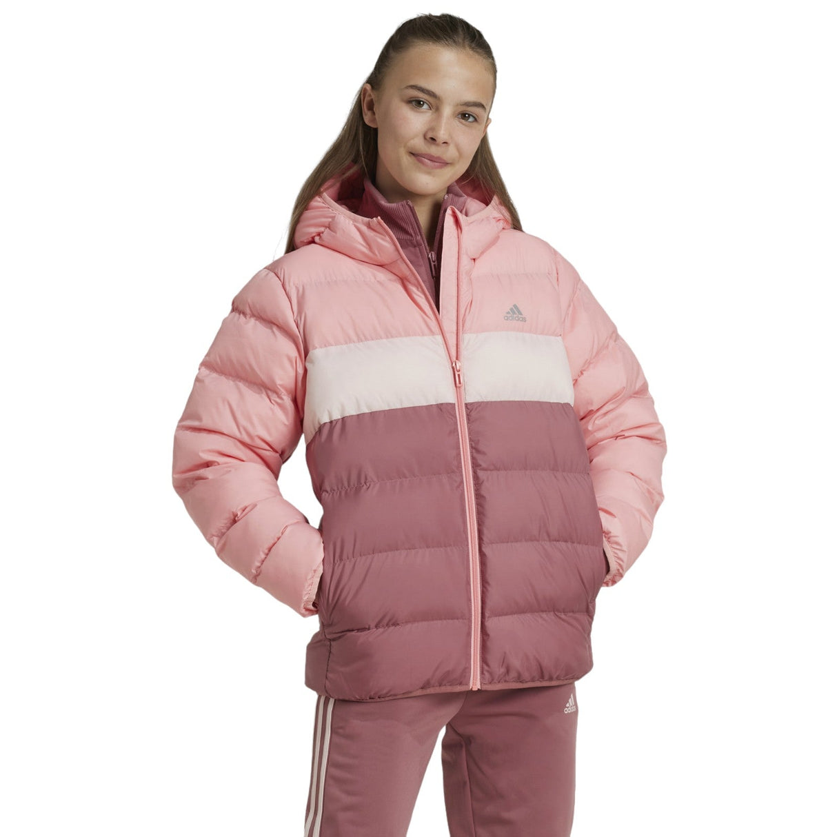 adidas J SD Girls Jacket Pink