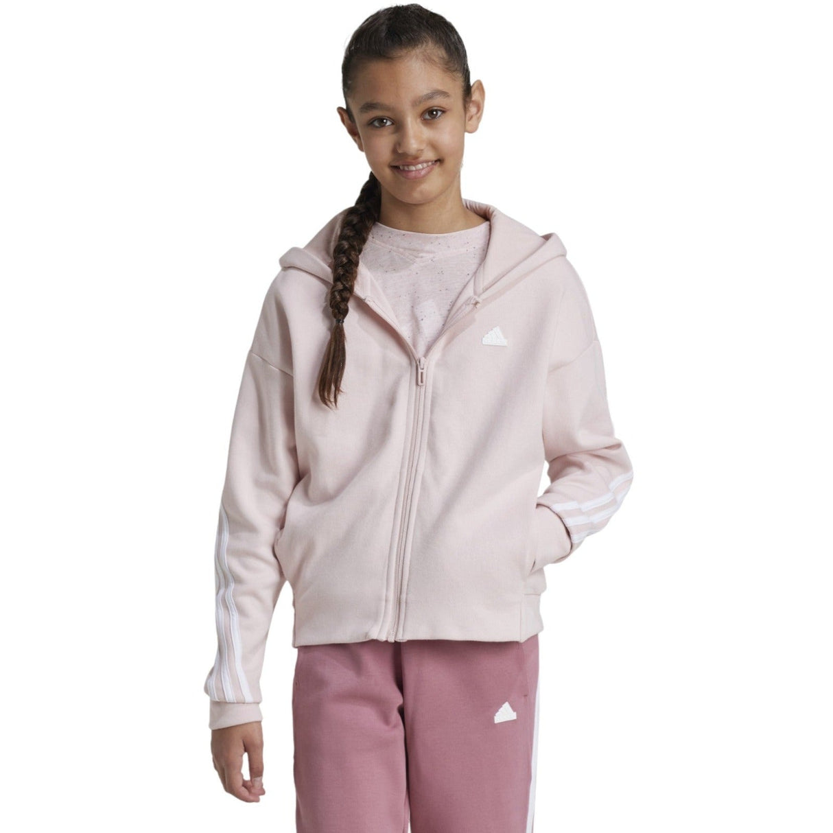 adidas FI 3s Girls FZ Hoodie Purple