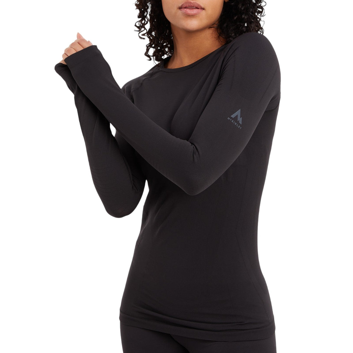 MCKINLEY Yalata wms L/S Sless BLK