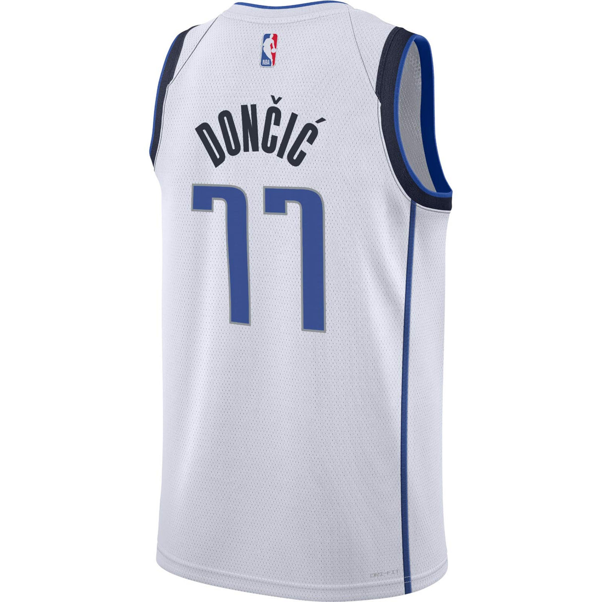 Nike Mavs Doncic 77 Kid Assoc Jersey Wht