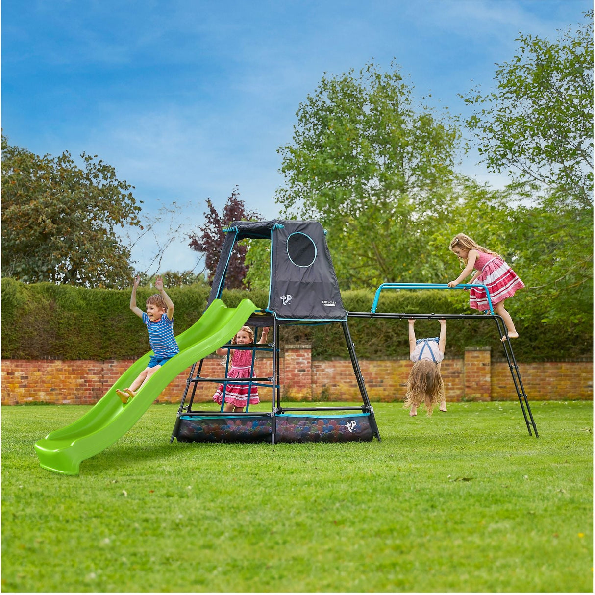 TP Toys Explorer Metal Climbing Frame with Jungle Run and Slide