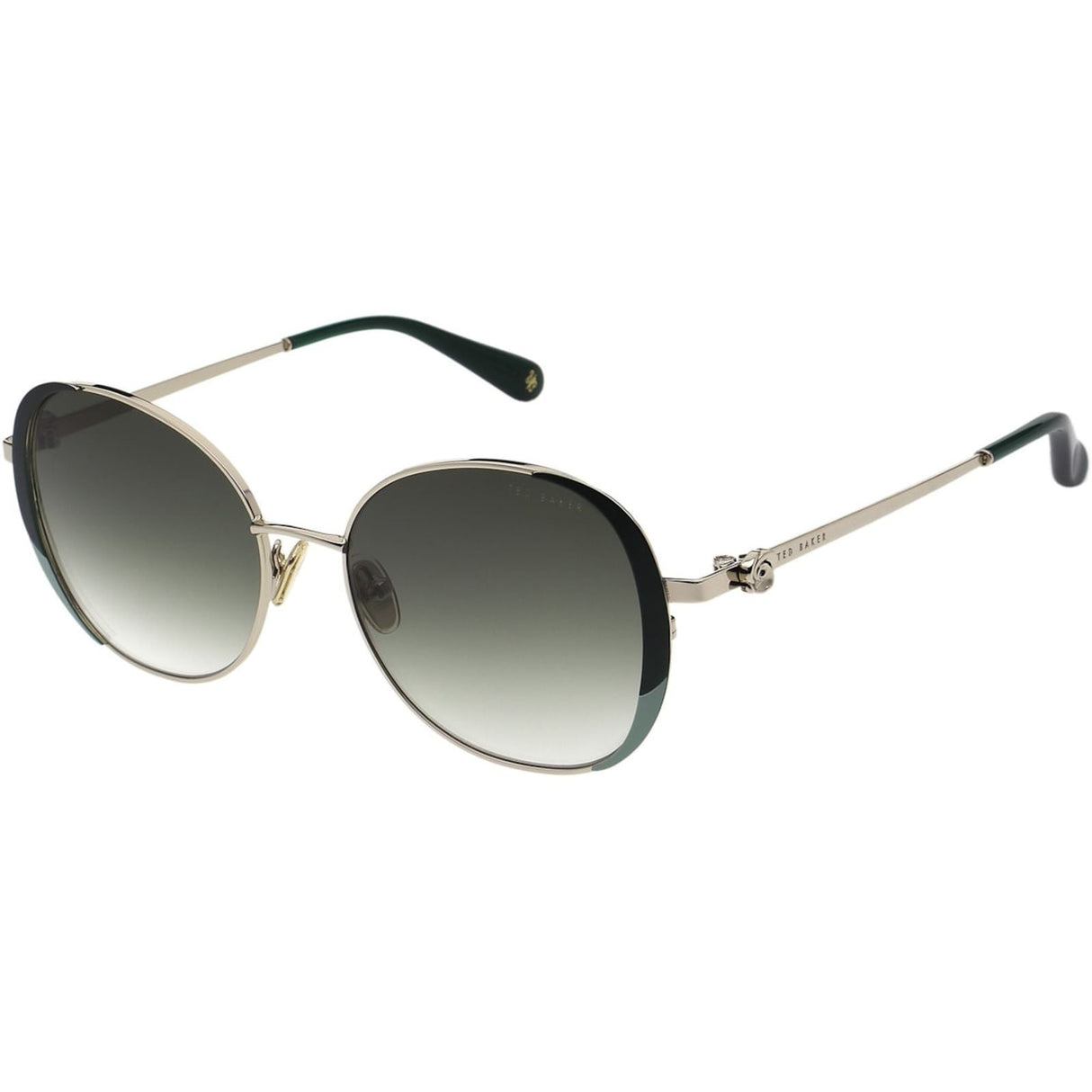 Ted Baker Unisex Zarah Sunglasses Shiny Lt Gold