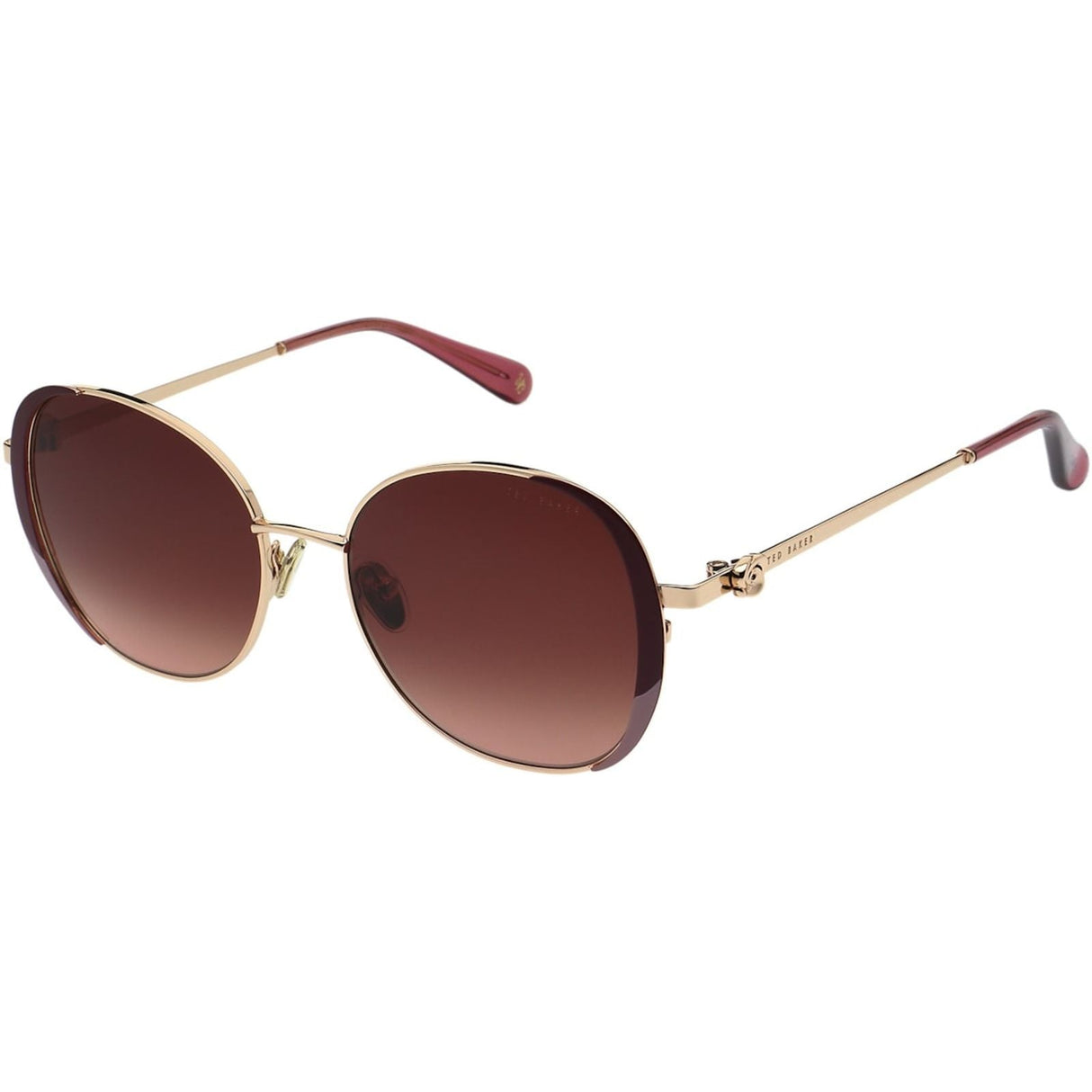 Ted Baker Unisex Zarah Sunglasses Shiny Lt Rose