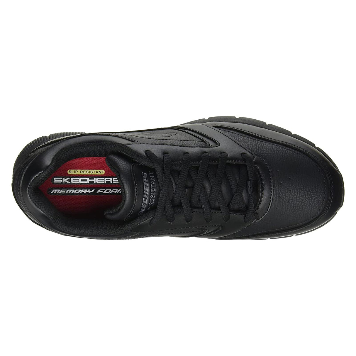 Skechers Work Lace Up Mens Boots Black