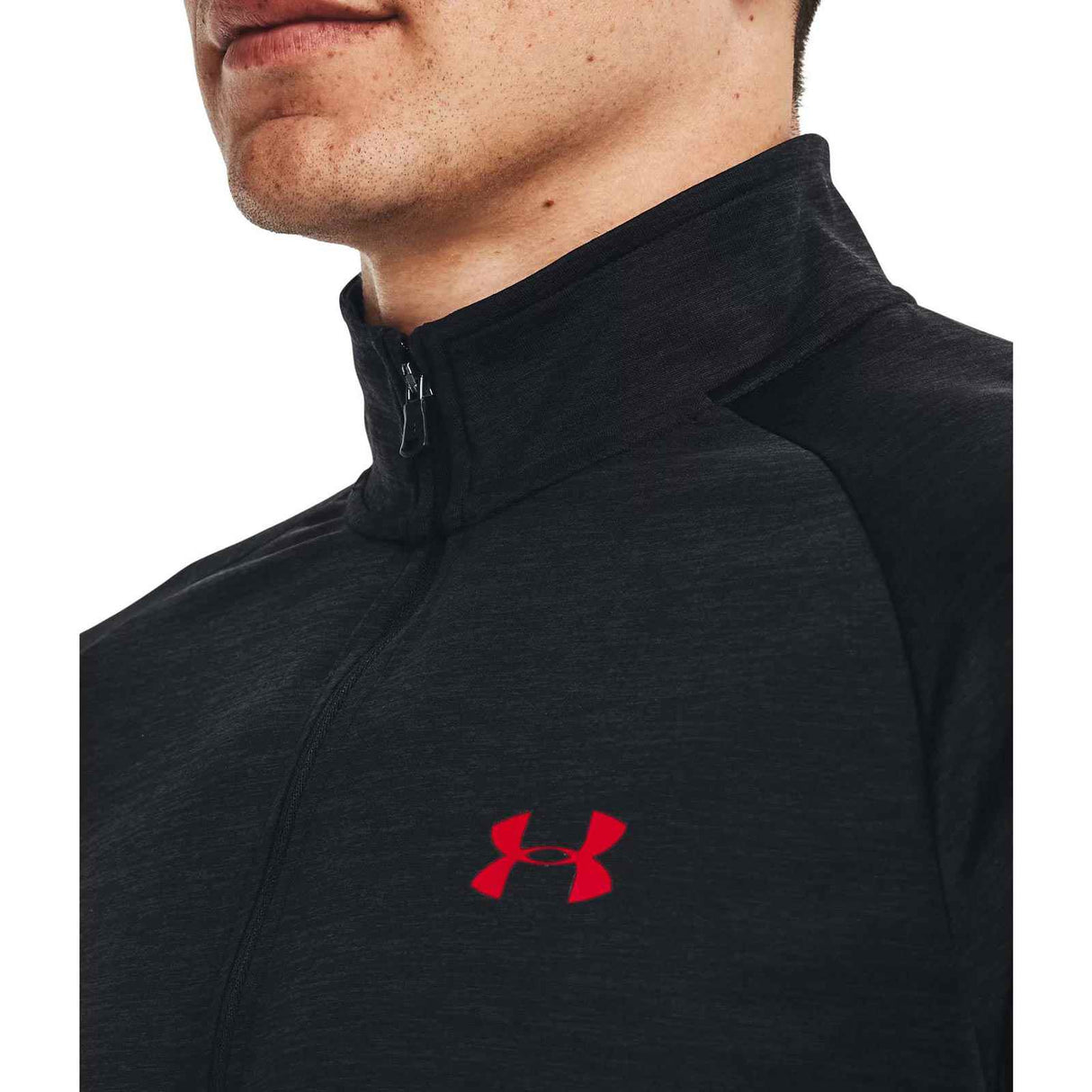 UA Tech 2.0 1/2 Zip Black