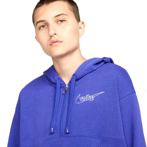 NIKE WMNS DF GT FT GX HZ HOODIE BLUE
