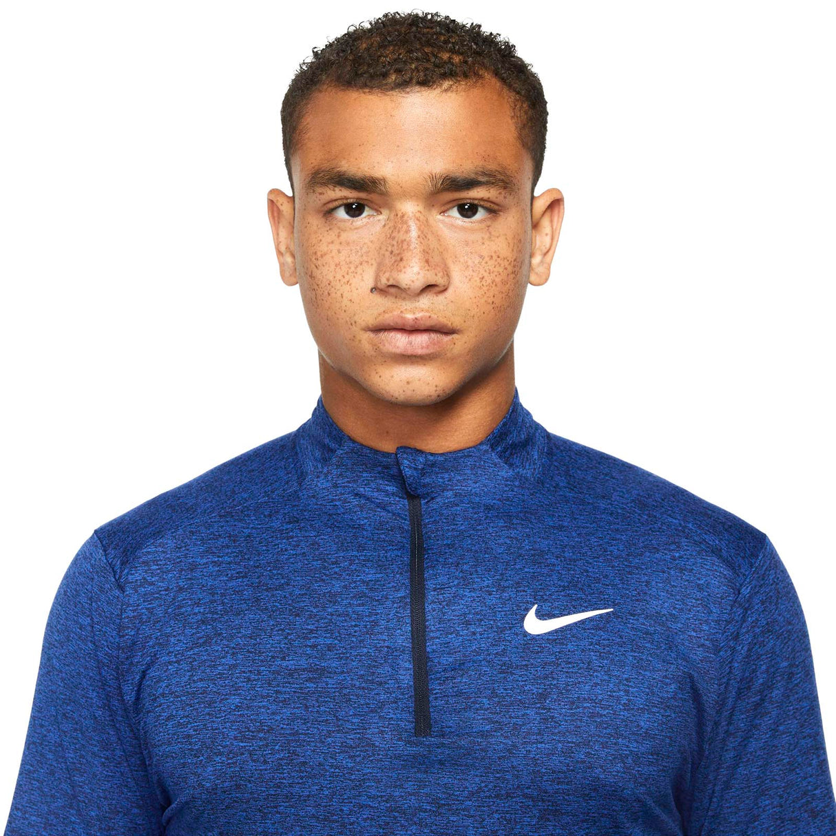 NIKE MENS DF ELMNT TOP HZ NAVY