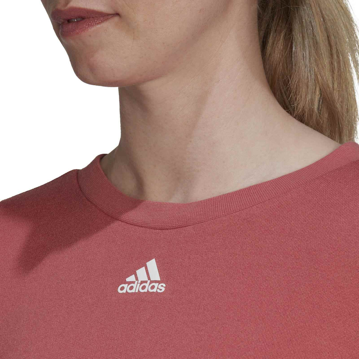 adidas Womens Studio Sweater Red