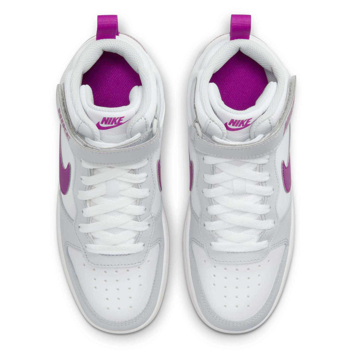 Nike Girls Court Borough 2 Mid Grey