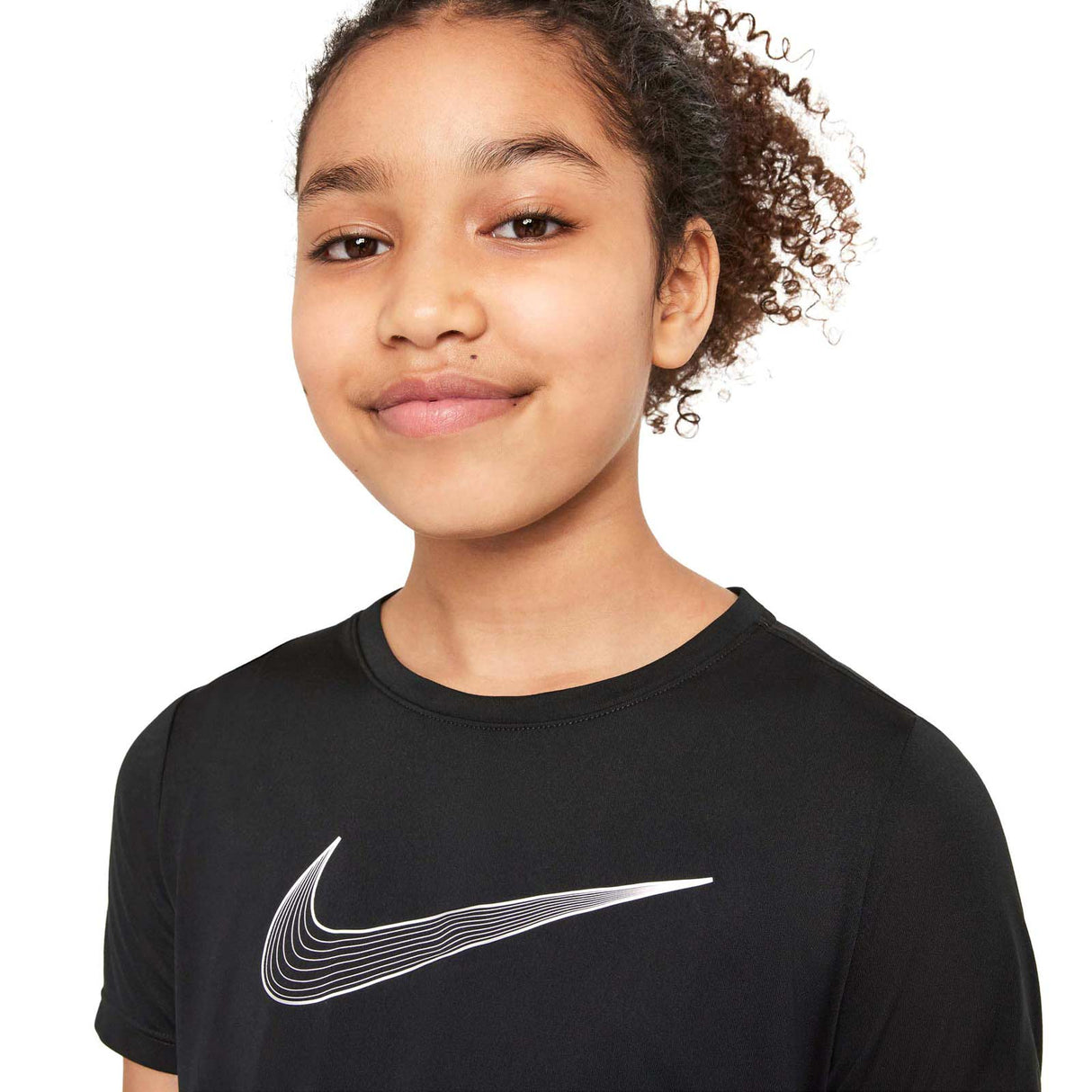 Nike Girls Dri-Fit One GX SS Top Black