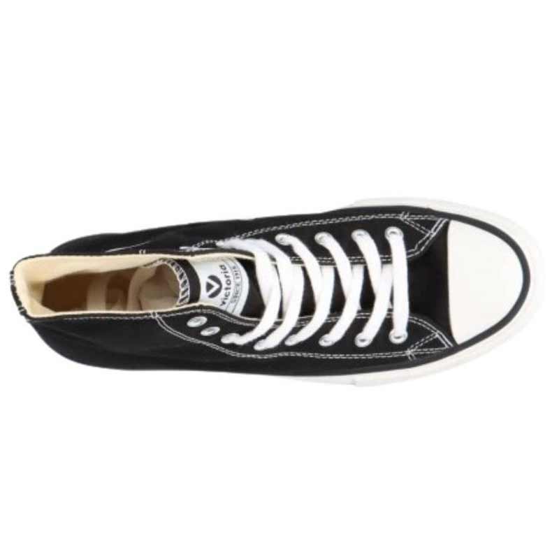 VICTORIA CANVAS HIGH-TOP SNEAKER UNI BLK