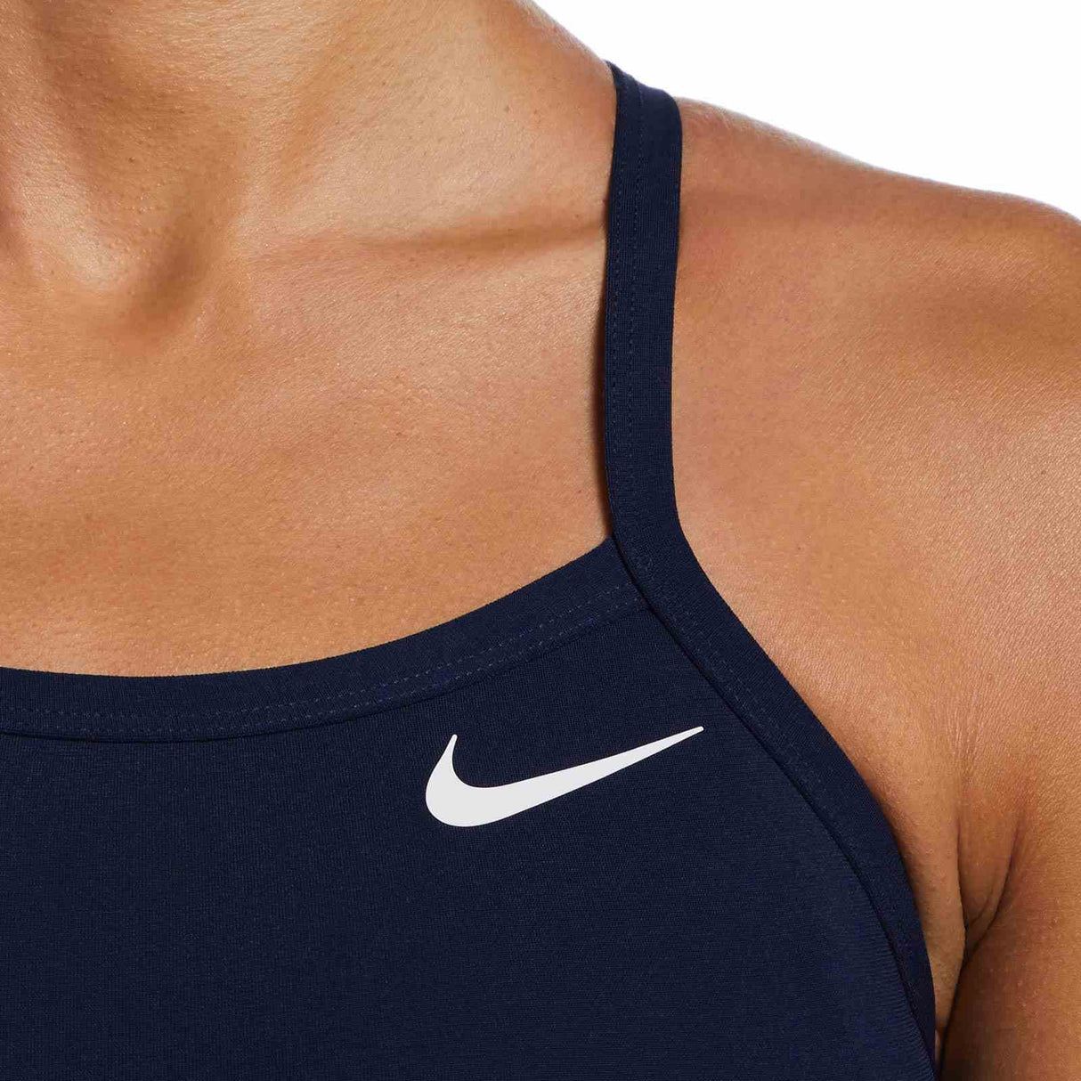 Nike Wmn Racerback Splice One Piece Navy