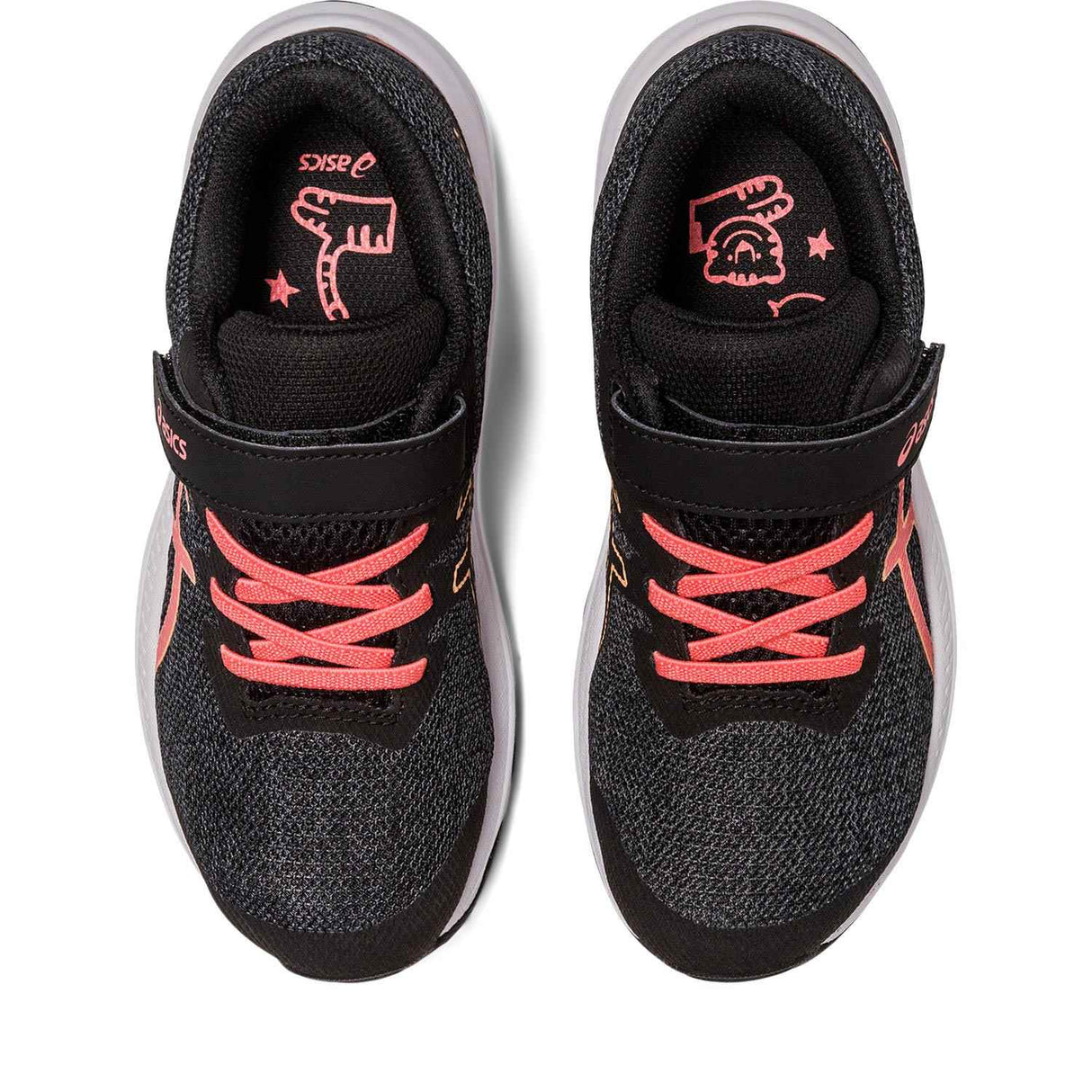 Asics GT-1000 11 Jnr Girls Black/Pink