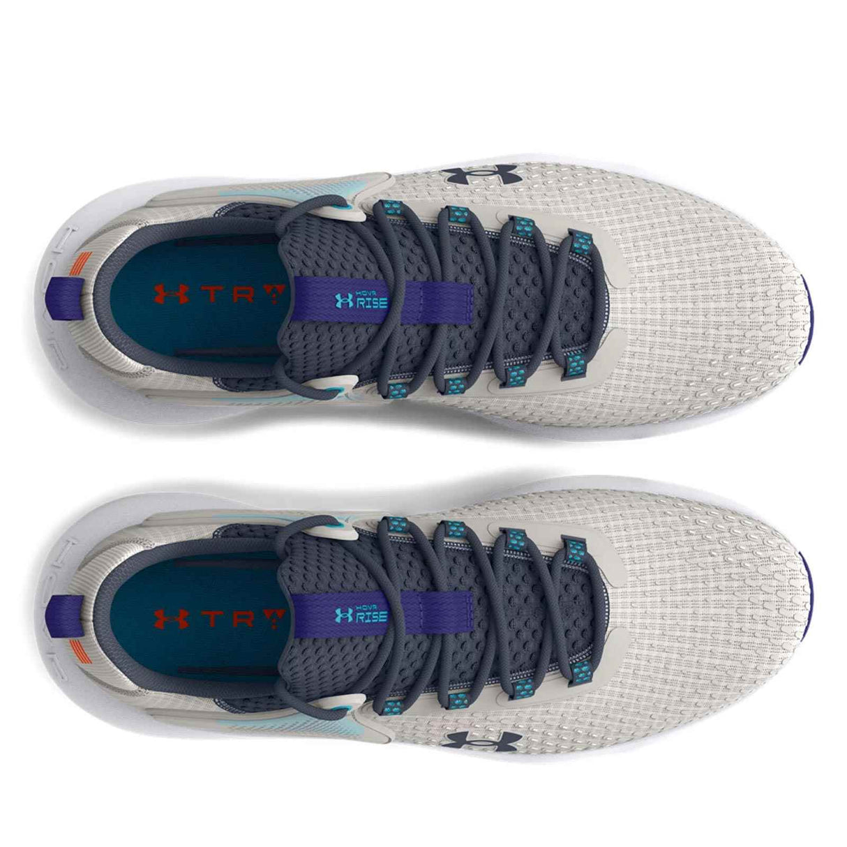 UA Hovr Rise 4 Mens Grey/Blue