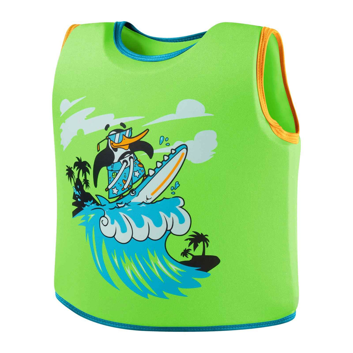 SPEEDO Lrn Swm Chrcter Prnt Flt Vest Grn