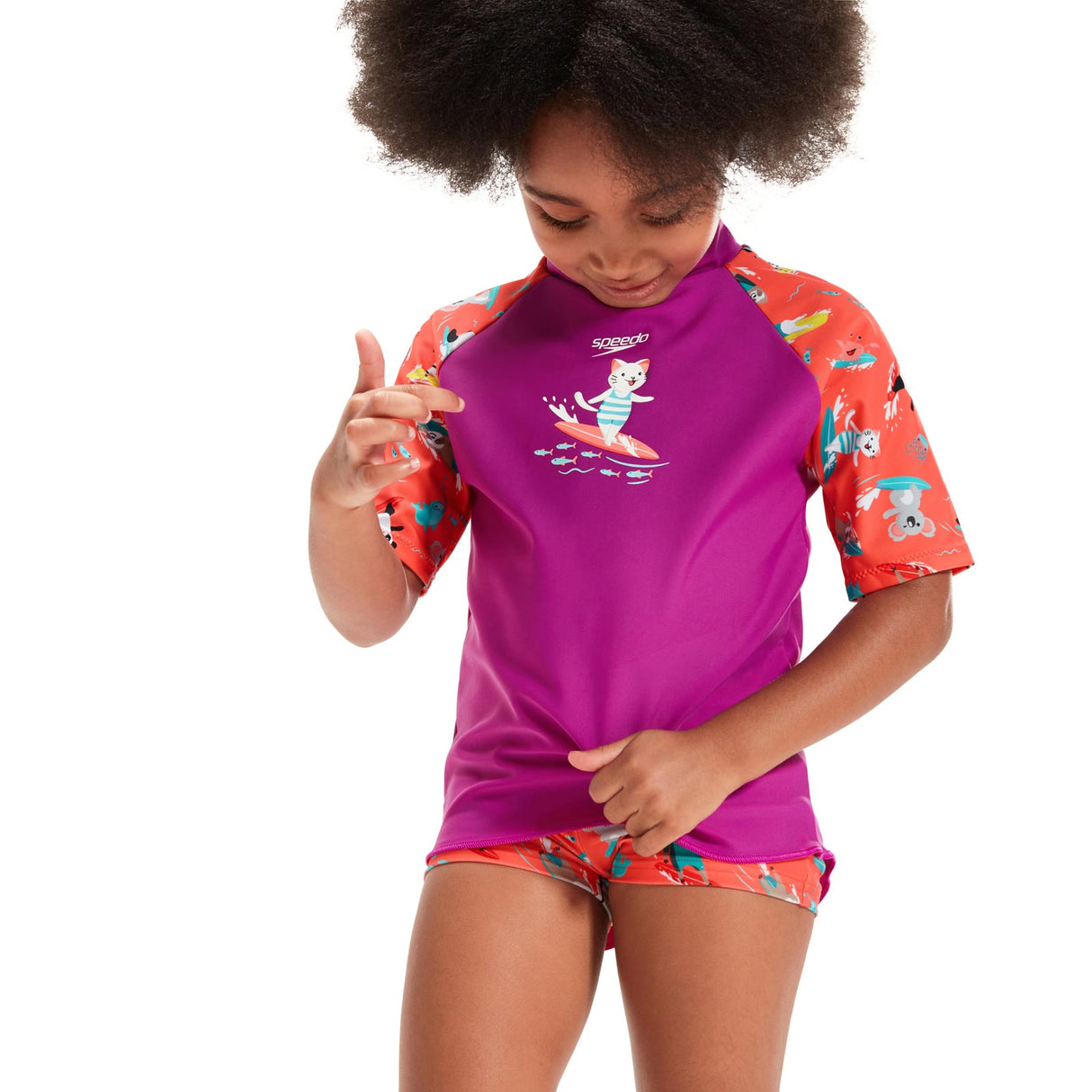 SPEEDO DIGI SS RSH TOP SET IF PRL/PINK