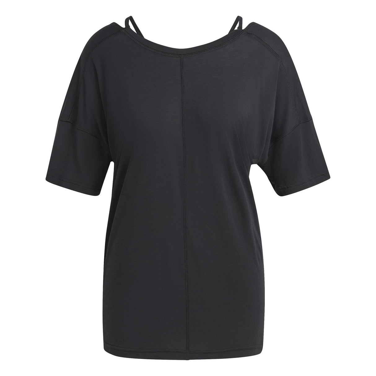 adidas Womens YGA ST O Tee Black