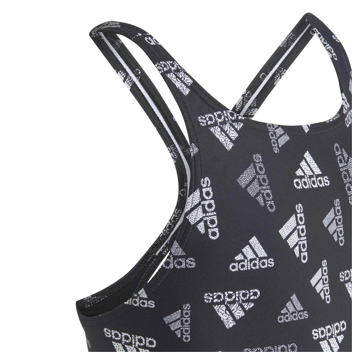 adidas Logo Swimsuit Black