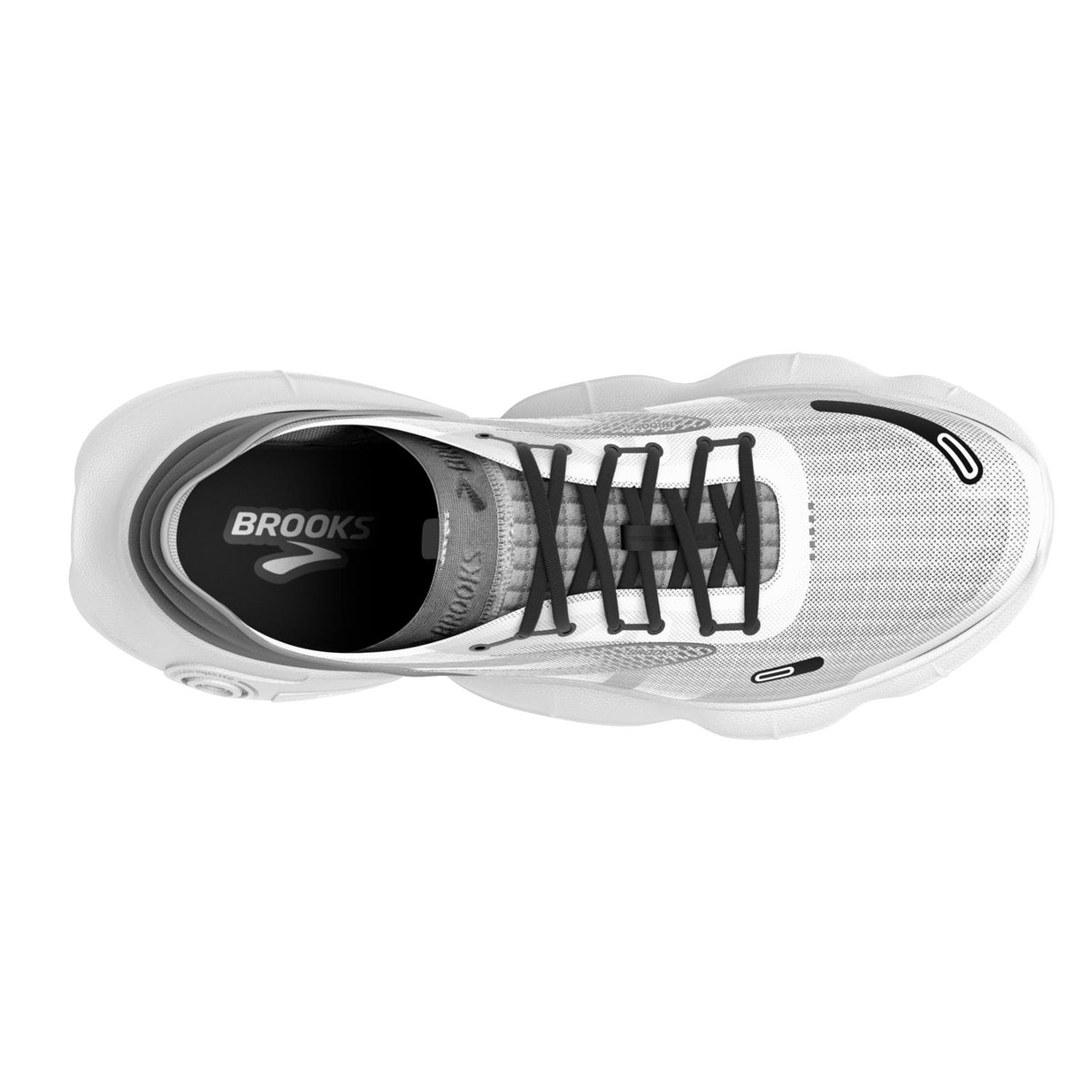 Brooks Aurora Mens White/Black