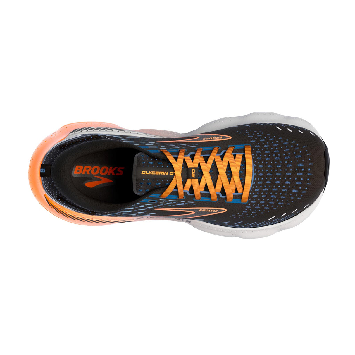Brooks Glycerin GTS 20 Mens Black/Orange