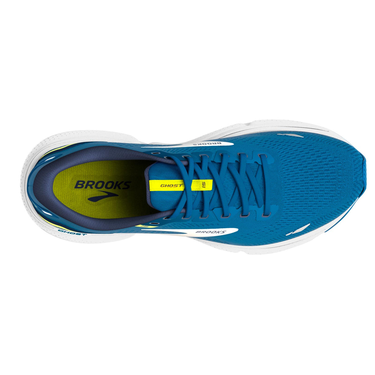 Brooks Ghost 15 Mens Blue / Lime