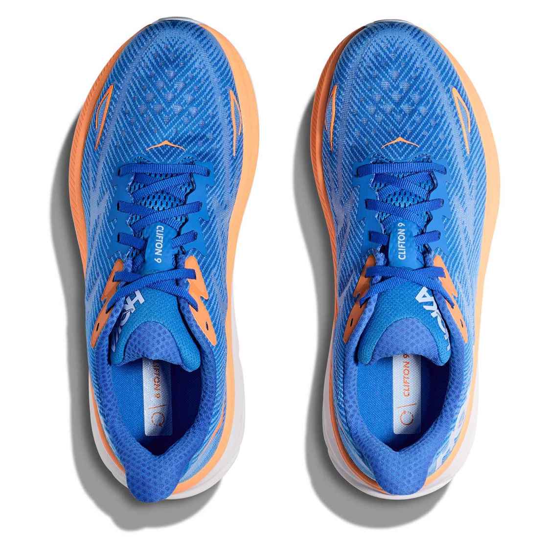 Hoka Clifton 9 Mens Blue/Orange