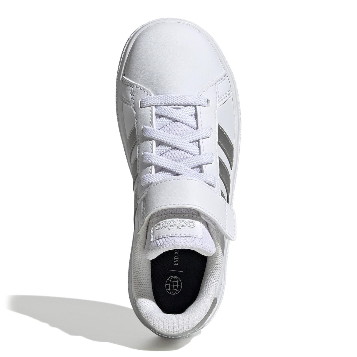 adidas Grand Court 2.0 Jnr Girls Wht/Gry