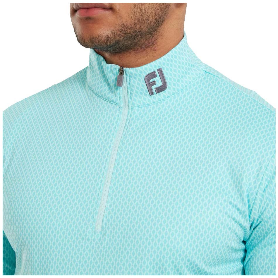 Footjoy Tonal Print Knit Chill-Out Green