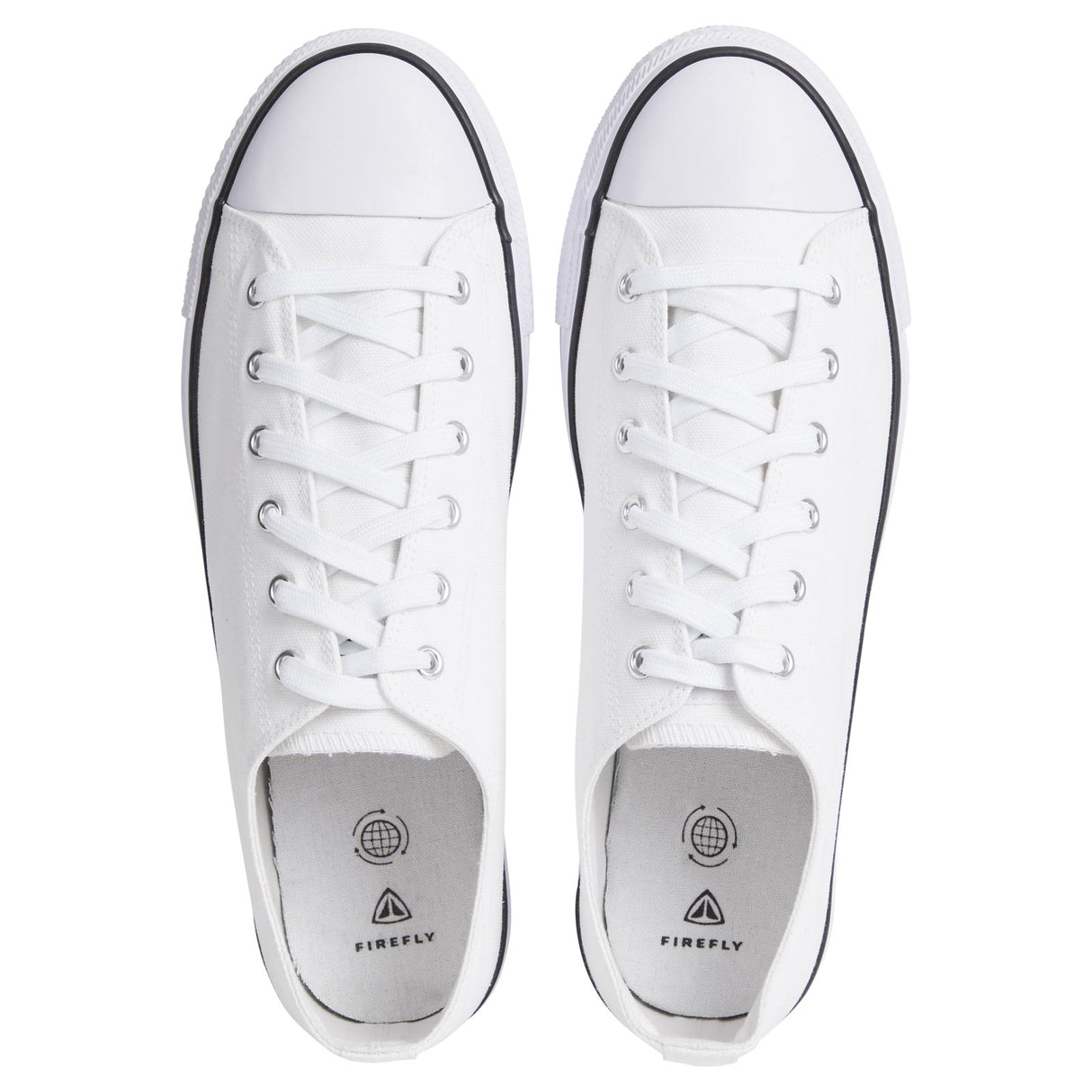 Firefly Canvas Sneakers Unisex White