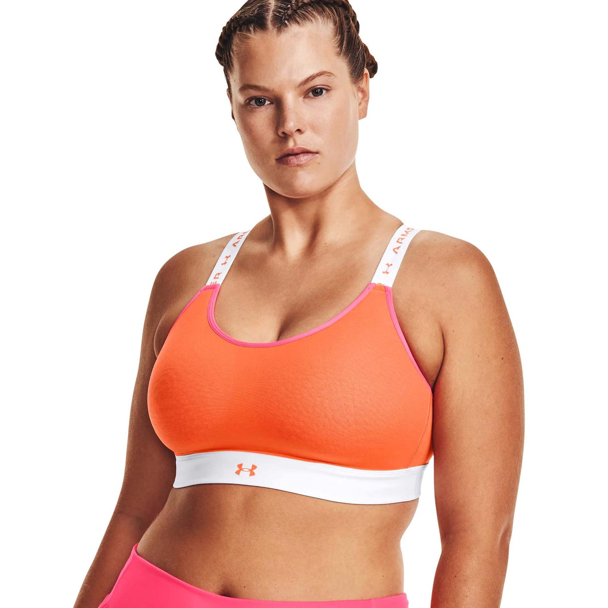 Under Armour Infinity Mid Run Hook White