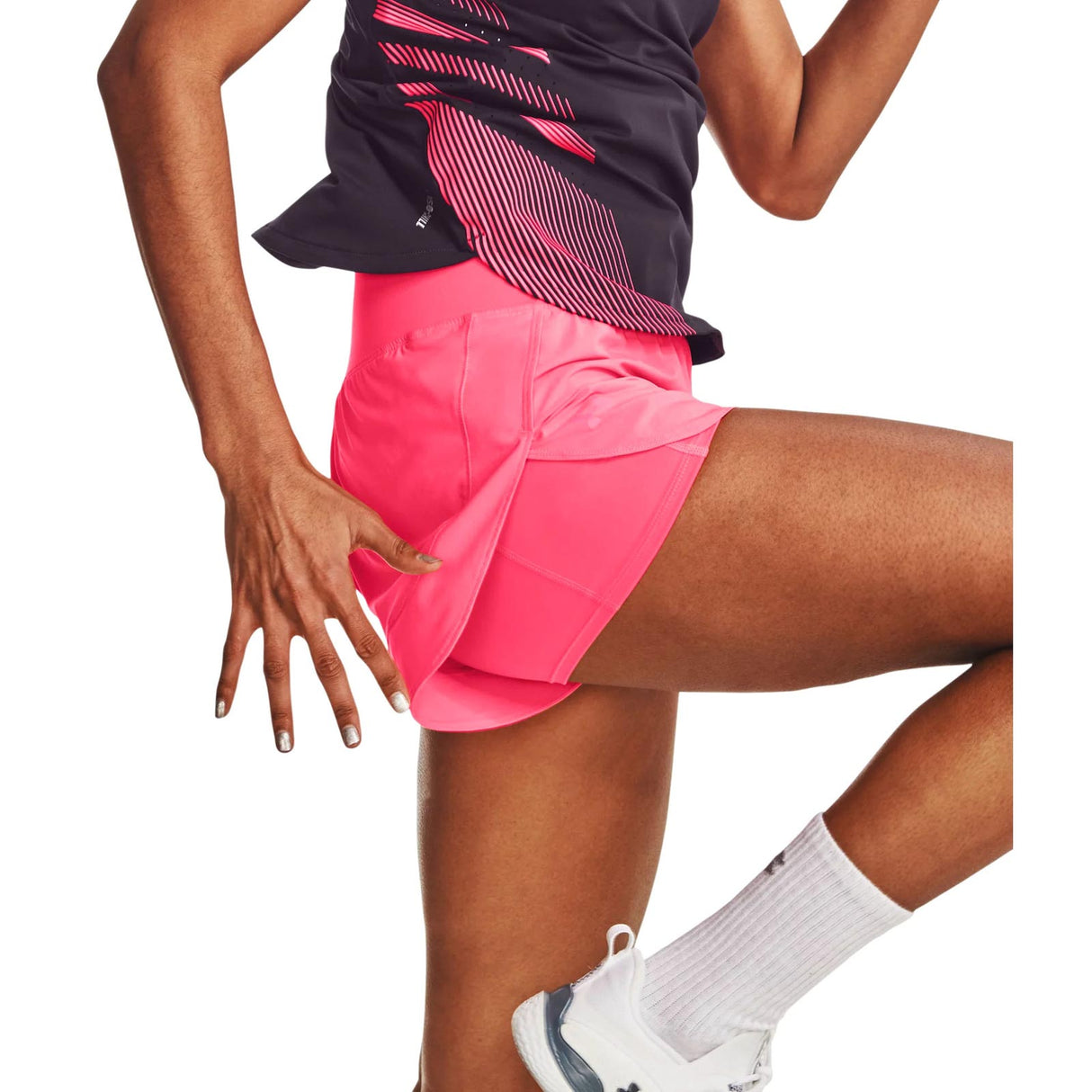 Under Armour Flex Woven 2in1 Short Pink