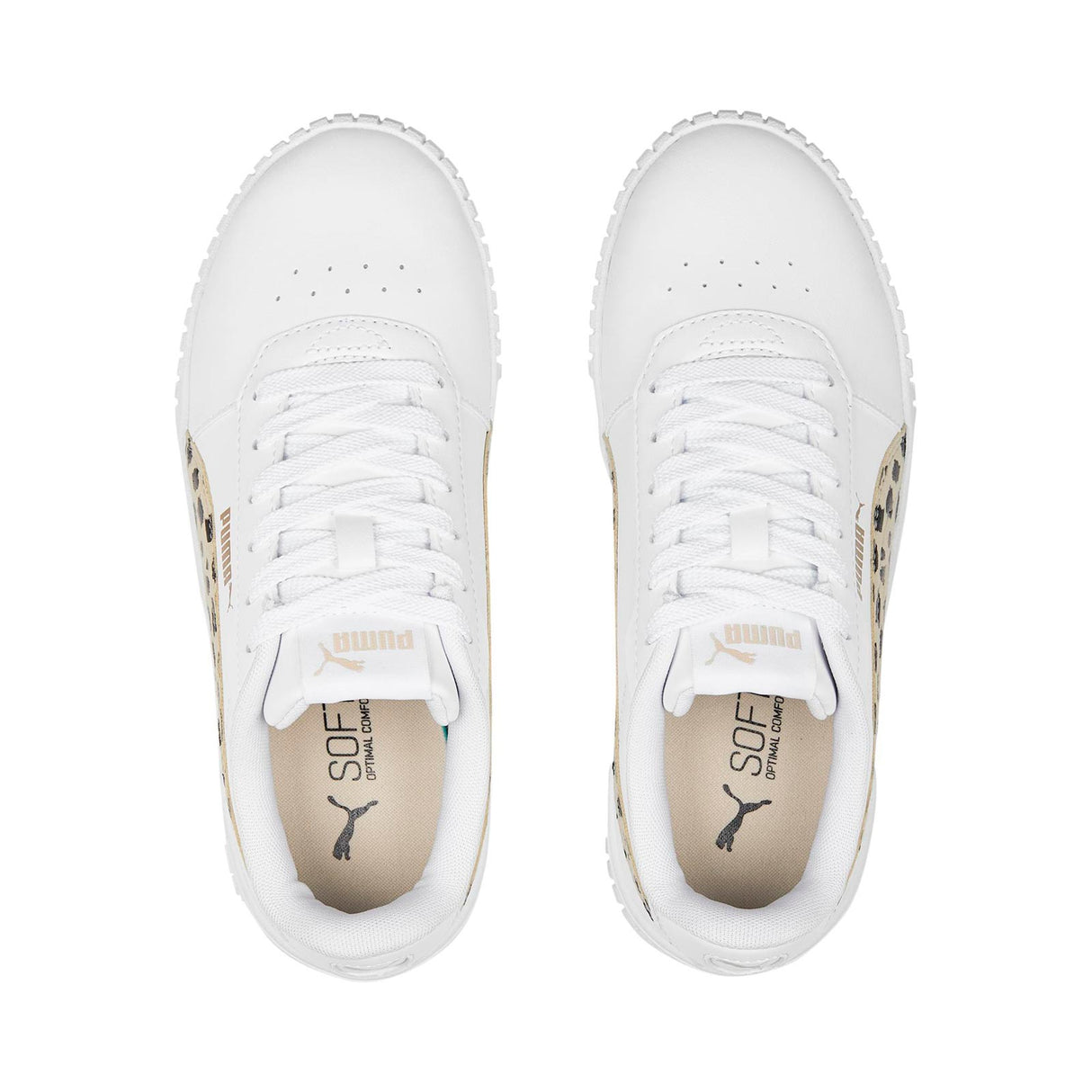 Puma Carina 2.0 Kid Girls White/Leopard