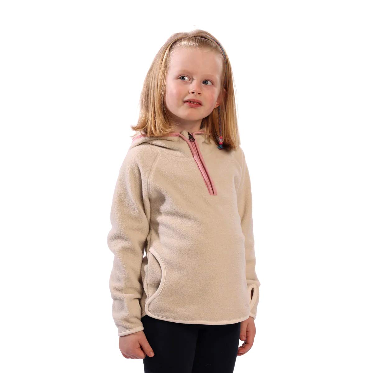 PORTWEST SKELLIG KIDS QZ FLEECE CREAM
