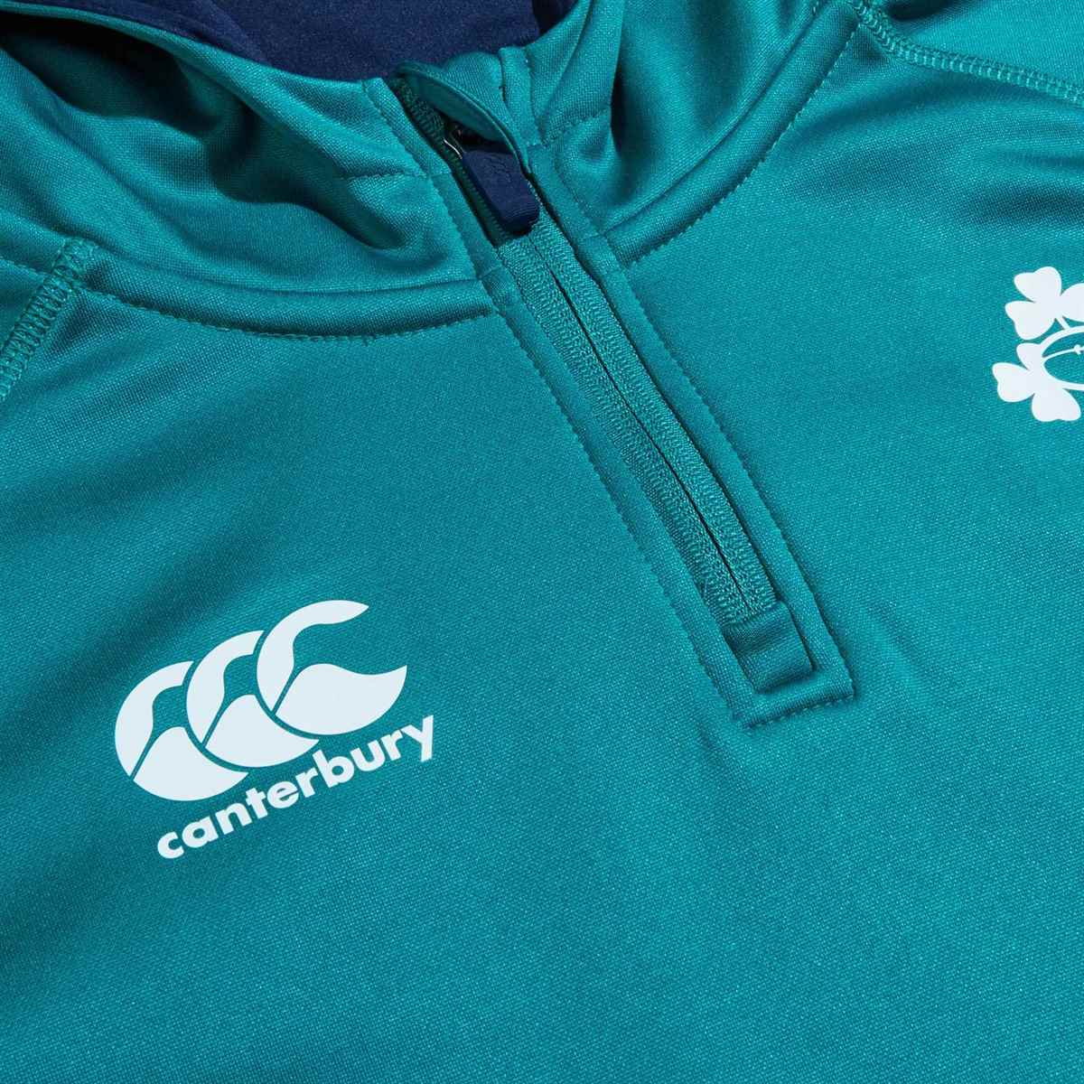 Canterbury IRFU 23 Kid Zip Trn Hoodie Gn