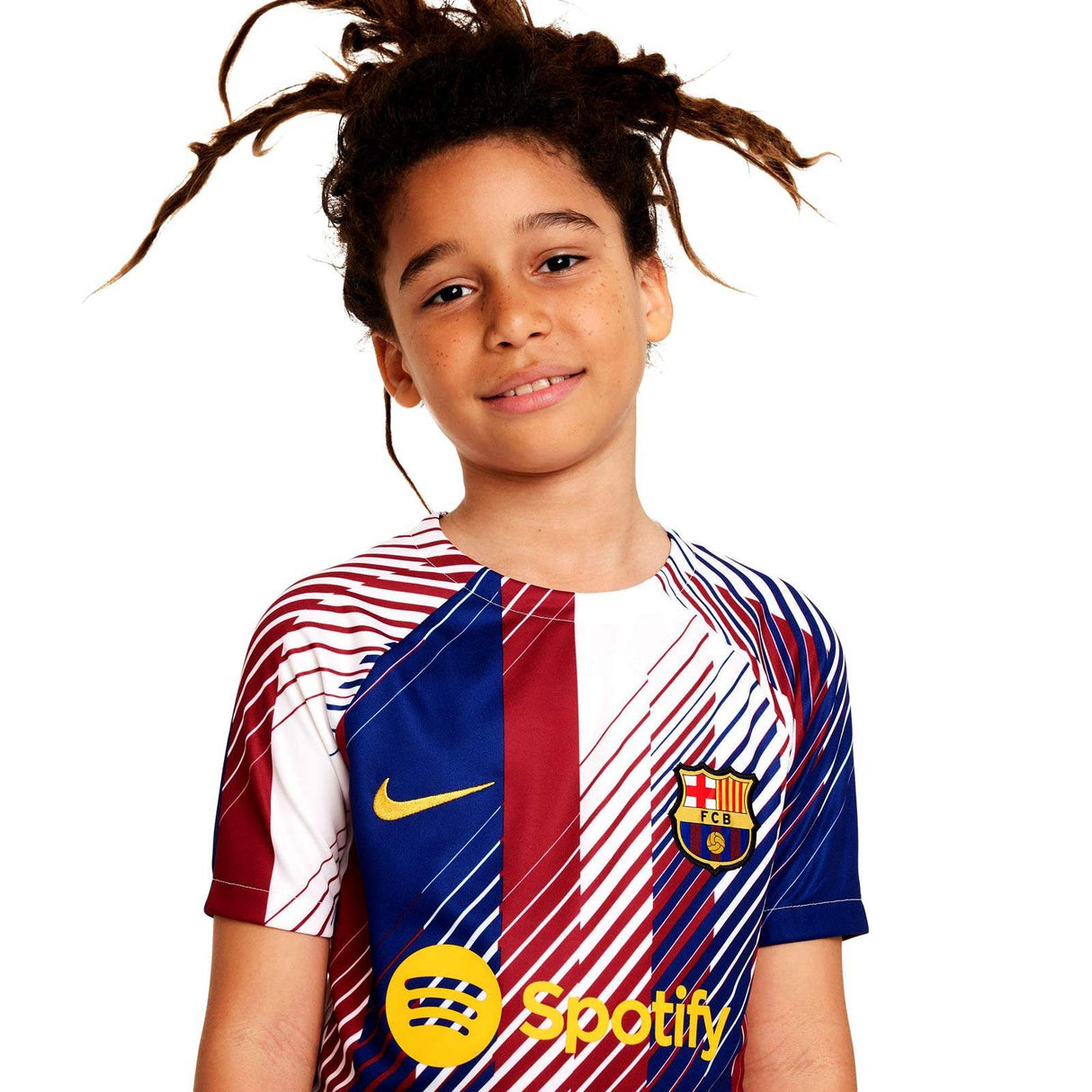 Nike FCB 23 Kids Home PM Jersey White