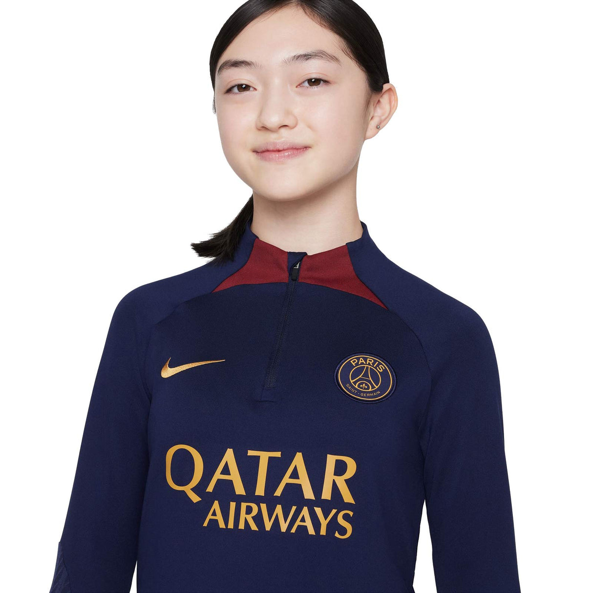 Nike PSG 23 Kids Strike Drill Top Navy